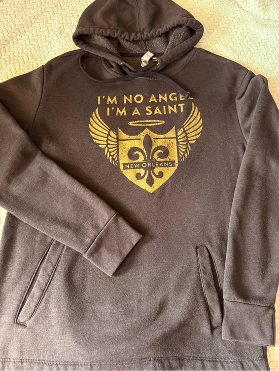 Next Level Apparel Other - New Orleans Saints Next Level Apparel Black Hoodie “I’m No Angel-I’m A Saint”